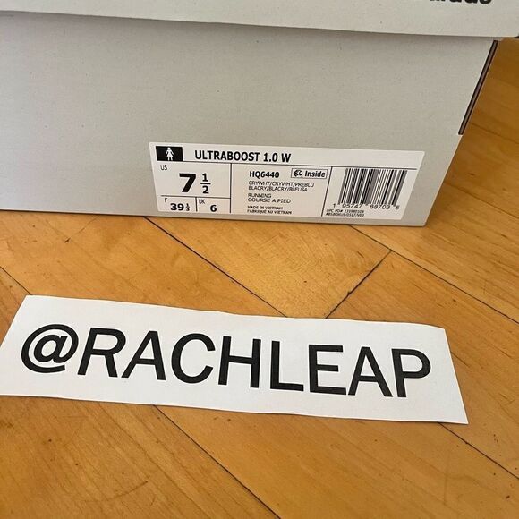 New in box adidas ultraboost 1.0 size 7.5 tennis shoes - Picture 11 of 16